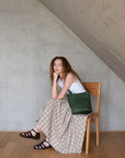 Leather shoulder bag - Río