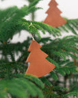 Christmas leather ornaments