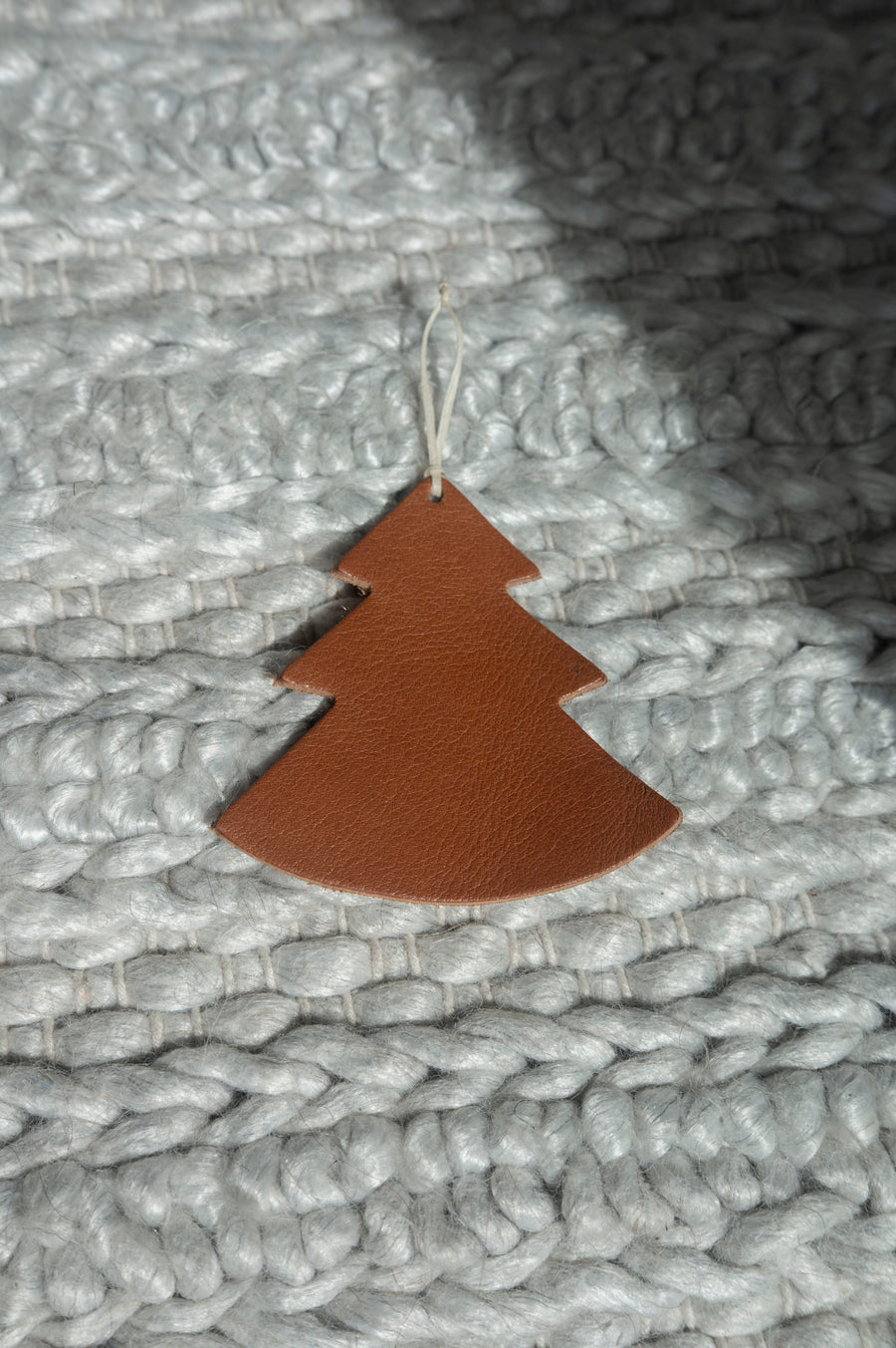 Christmas leather ornaments