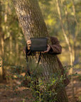 Leather crossbody bag - Palmar black