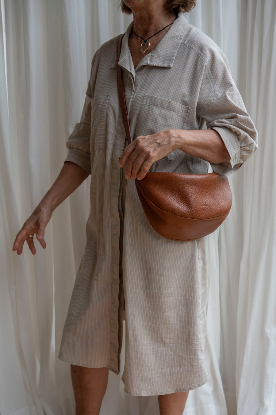 Leather Sling bag - Teca