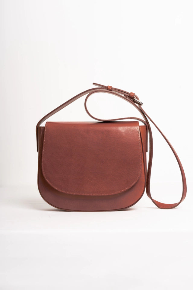 Leather bag. Shoulder bag. Full grain leather bag. Vegetable tanned leather purse. Smooth leather crossbody bag.