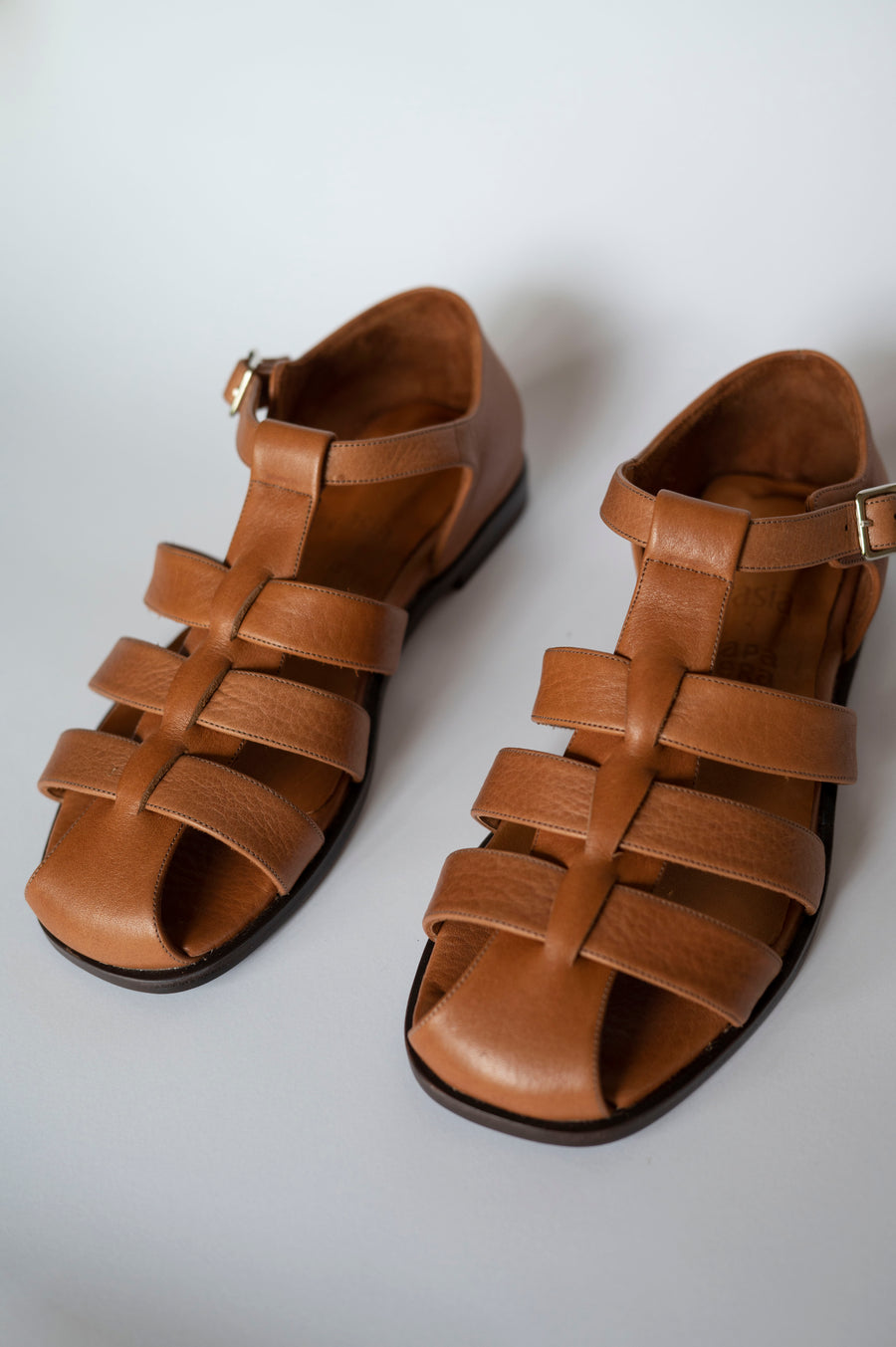 caramel fisherman sandals for her