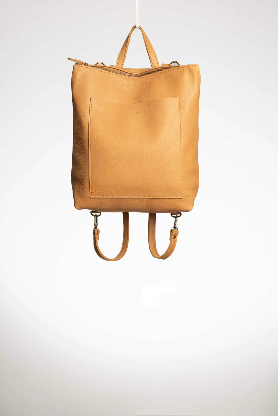 Convertible backpack. Full grain leather backpack. Vegetable tanned leather backpack. Laptop backpack. Unlined backpack.