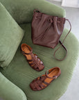 Leather Fisherman Sandals - Costa