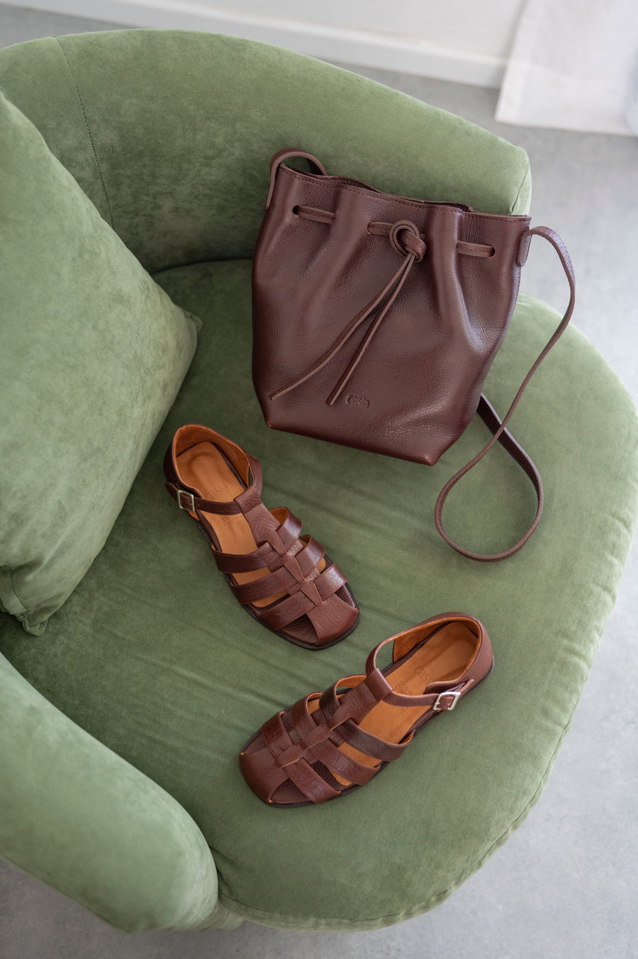 Leather Fisherman Sandals - Costa