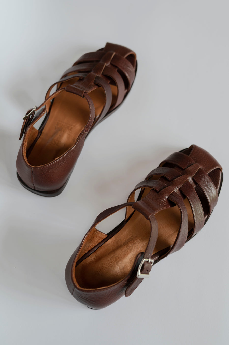 fisherman style leather sandals for women