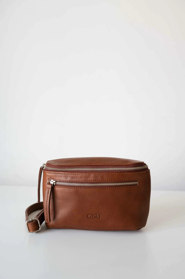Leather fanny pack - Monte