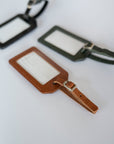 leatherluggagetag adjustable strap