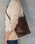 Leather crossbody bag - Río