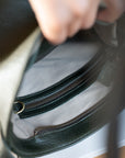 rio green bag interior zippered pocket
