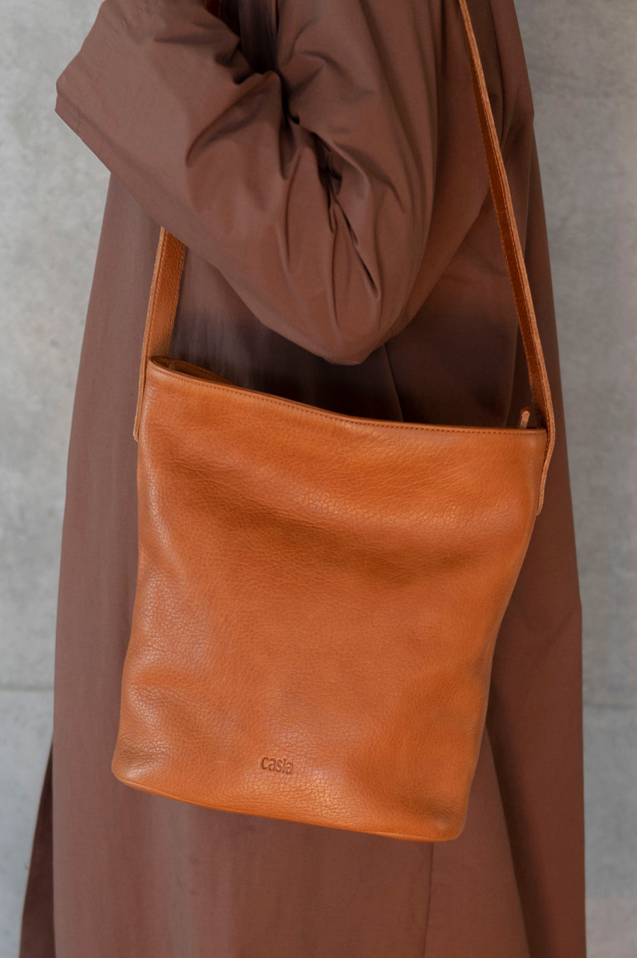 Leather crossbody bag - Río