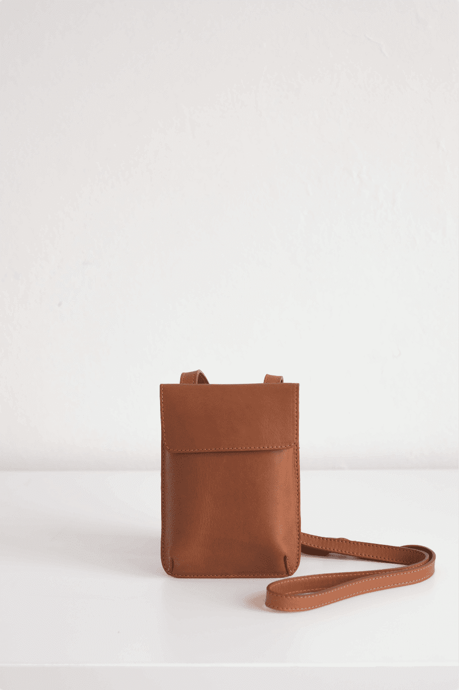 Mini leather bag. Shoulder bag. Full grain leather bag. Vegetable tanned leather purse.