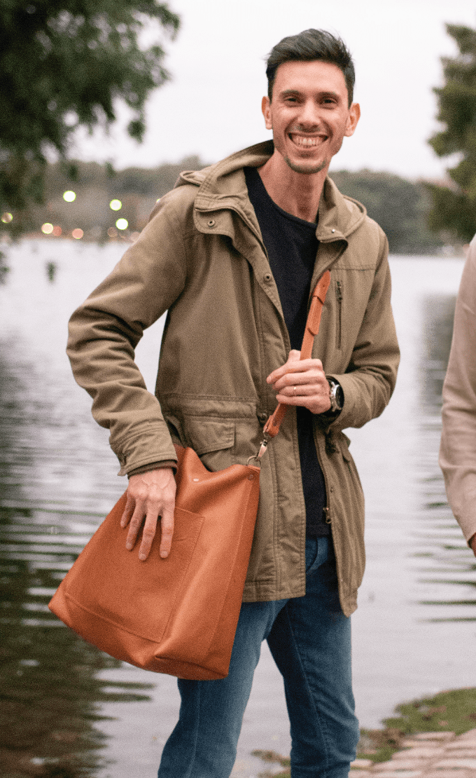 Leather tote bag. Full grain leather tote bag. Shoulder bag. Full grain leather bag. Vegetable tanned leather bag. Crossbody bag.