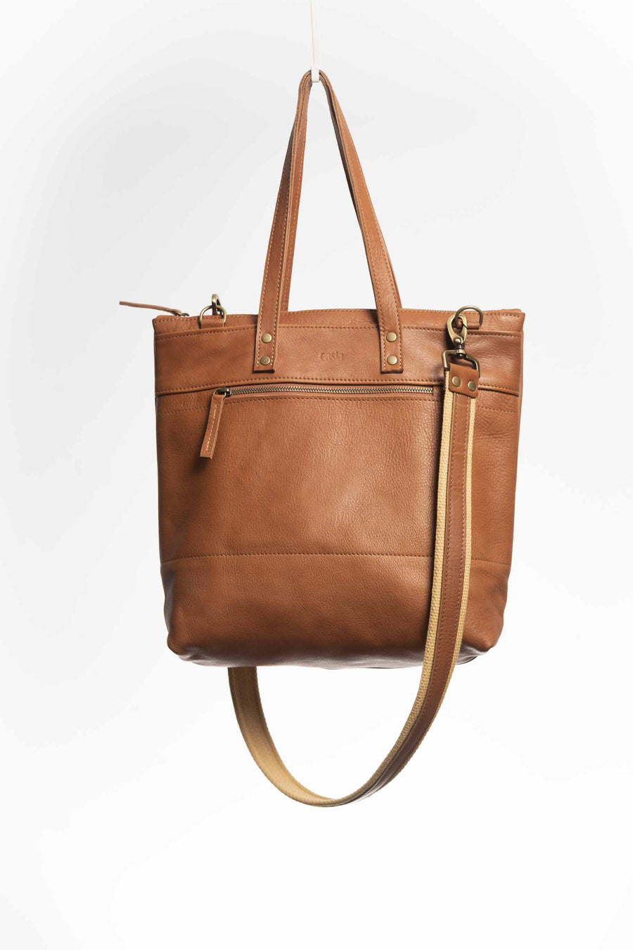 Leather bag. Full grain leather tote bag. Shoulder bag. Vegetable tanned leather bag. Crossbody bag.