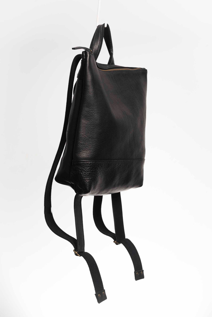 black leather backpack odm Leather backpack