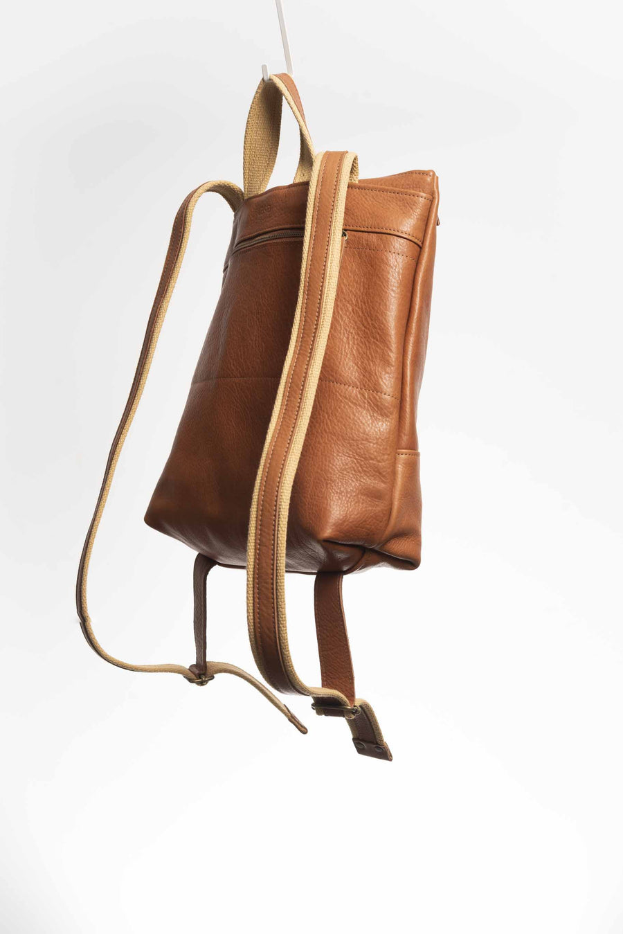 aumi 4 beetle leather backpack large size Leather backpack