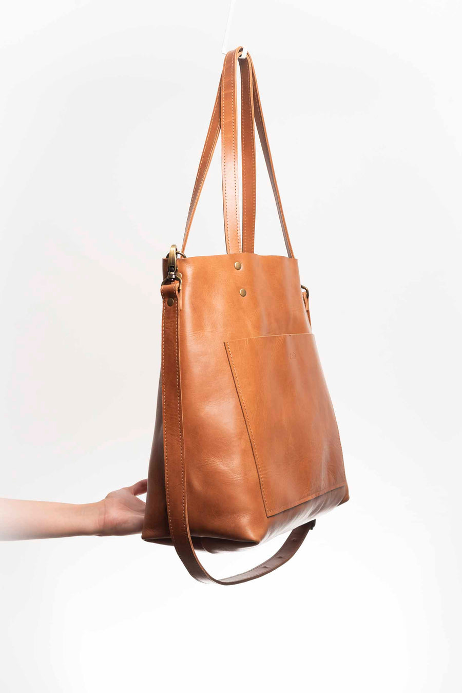 Leather tote bag. Full grain leather tote bag. Shoulder bag. Full grain leather bag. Vegetable tanned leather bag. Crossbody bag.