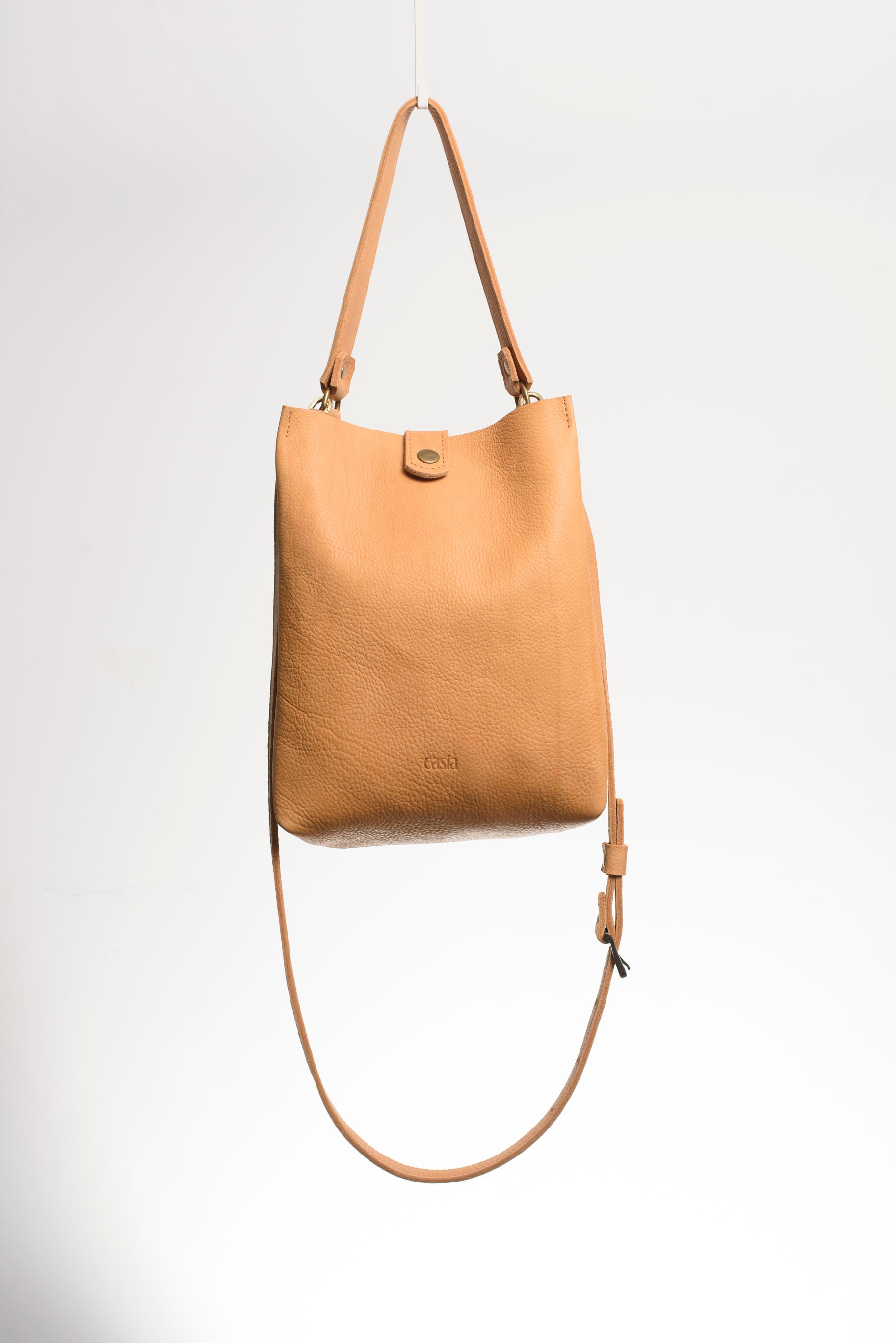 Leather crossbody bag - Lago – casia-us